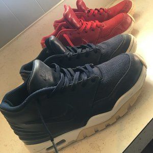 TWO pairs of Mens Nike Entertrainers - Size 8 and 8.5